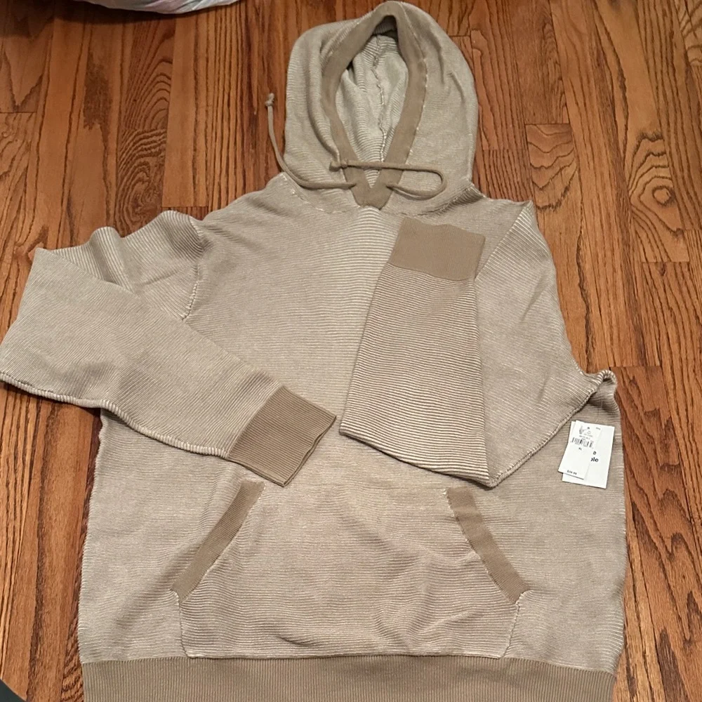 Old Navy Men's Tan Hoodie Sweater - Picture 1 of 1